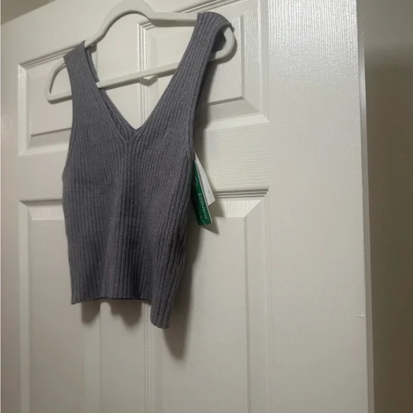 Quince Eco Knit Cropped Sweater Tank - Picture 8 of 15